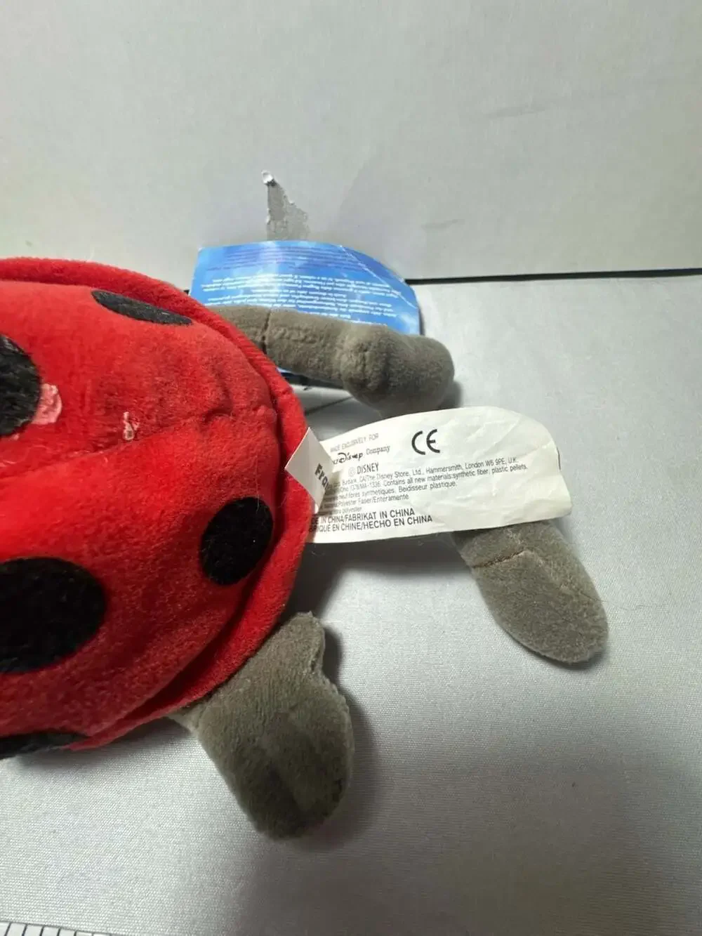 Disney A Bug's Life- Francis Bean Bag Plush RARE & RETIRED w/tags